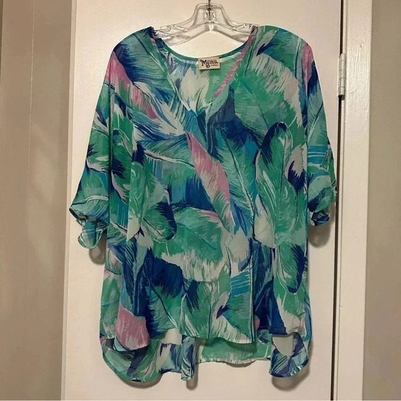 Show Me Your Mumu Key West Barbie Shook Tunic sheer size XS - Picture 3 of 7